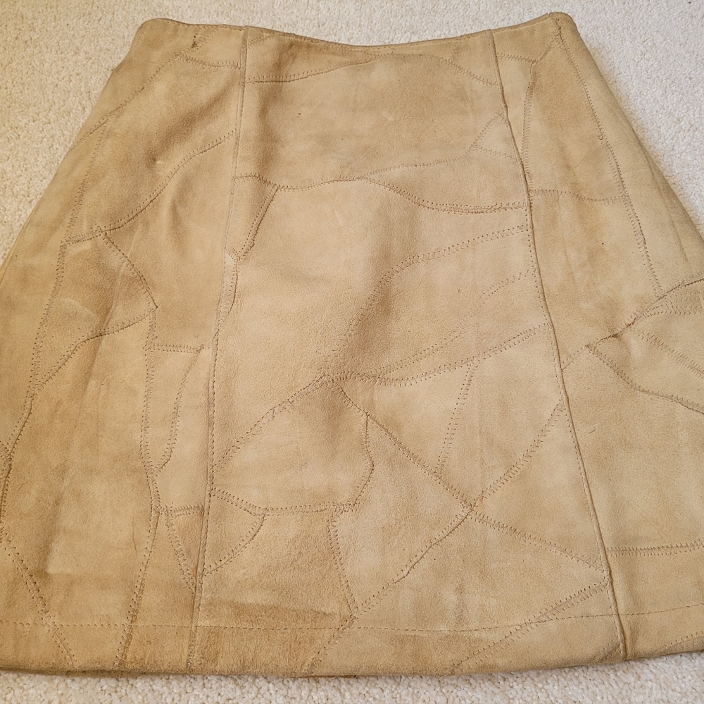 Suede Skirt